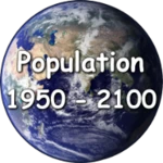 world population clock android application logo